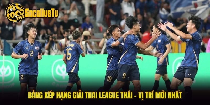 Bảng Xếp Hạng Giải Thai League Thái – Vị Trí Mới Nhất
