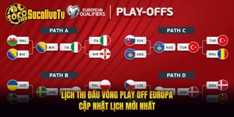 Lịch Thi Đấu Vòng Play Off Europa - Cập Nhật Lịch Mới Nhất